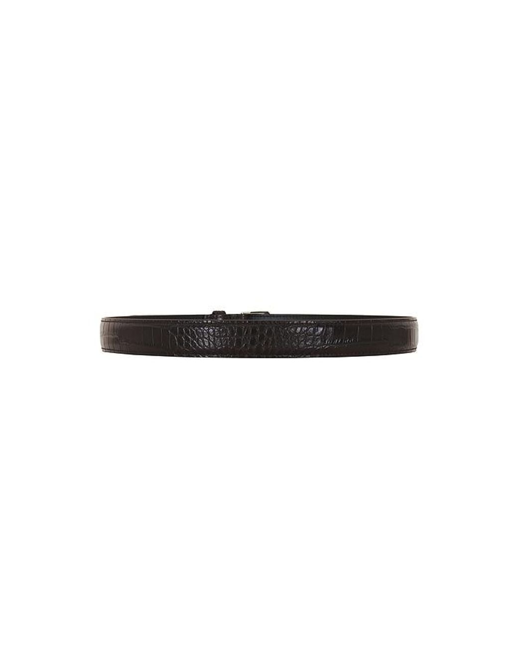 Nili Lotan Black Sloane Belt