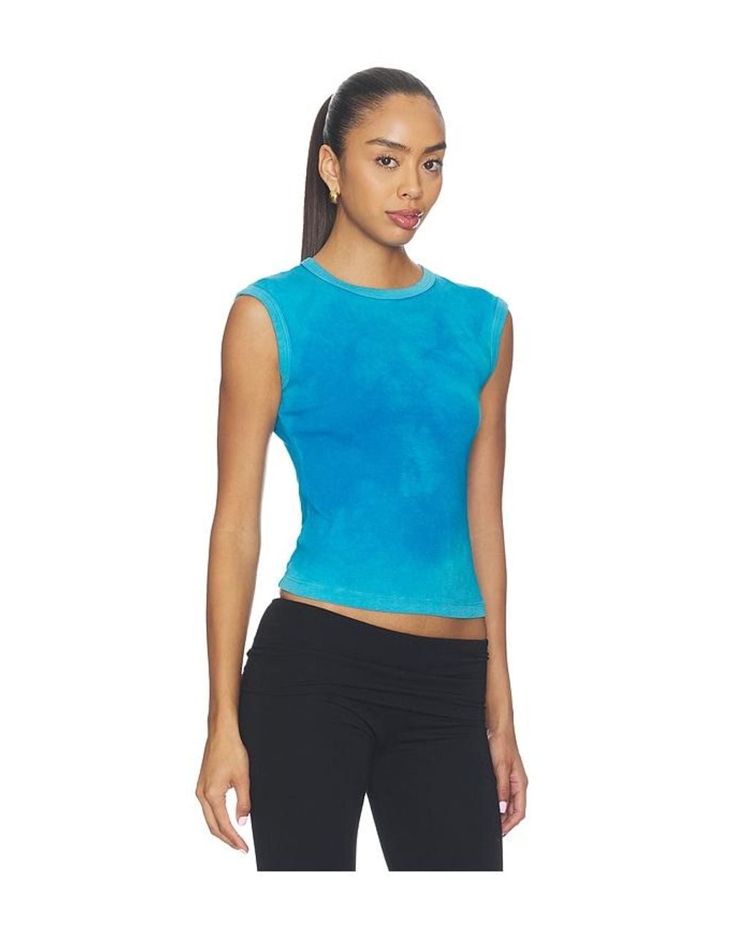 Cotton Citizen Blue The Seoul Muscle Tee