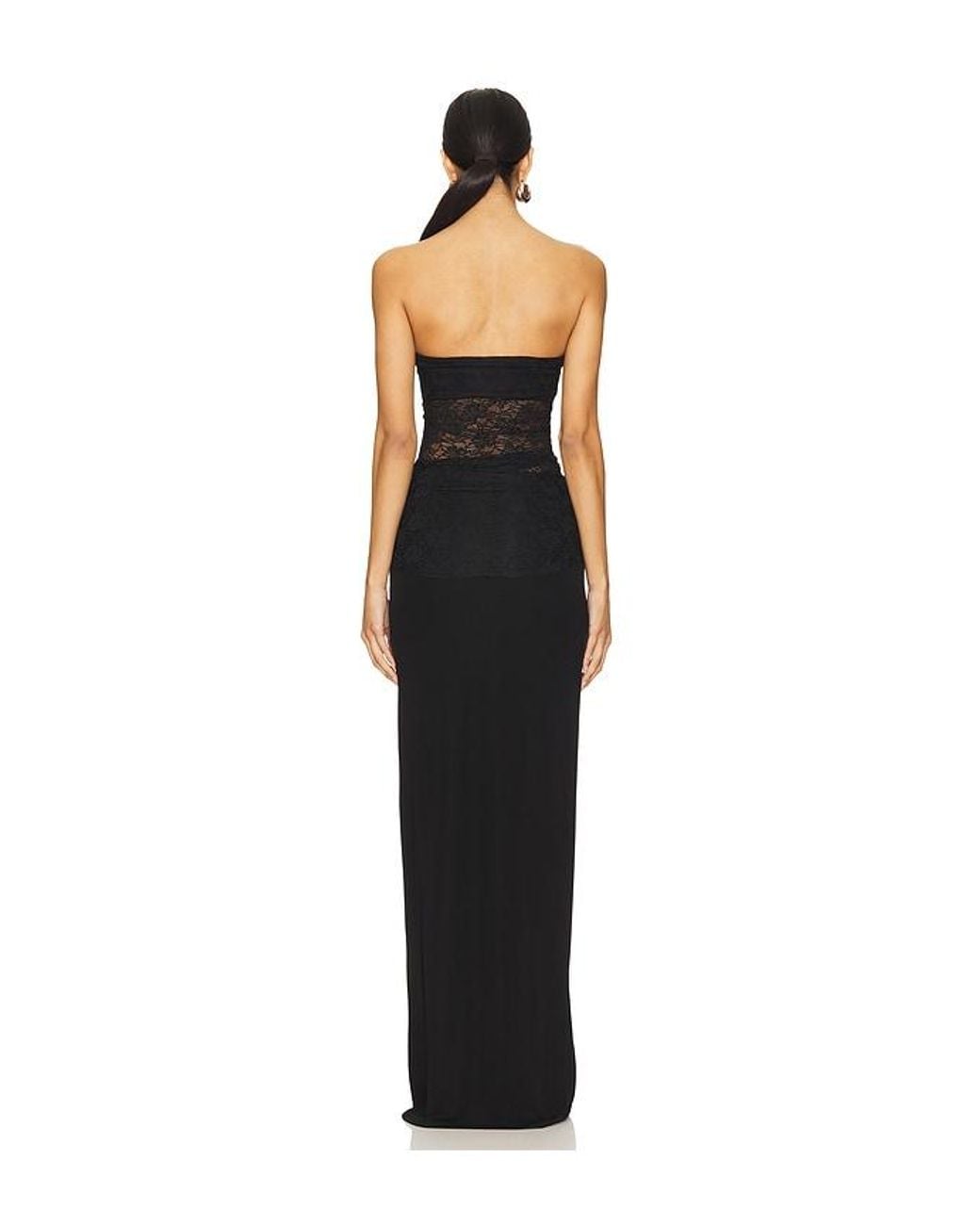 Lovers + Friends Black Zahra Gown