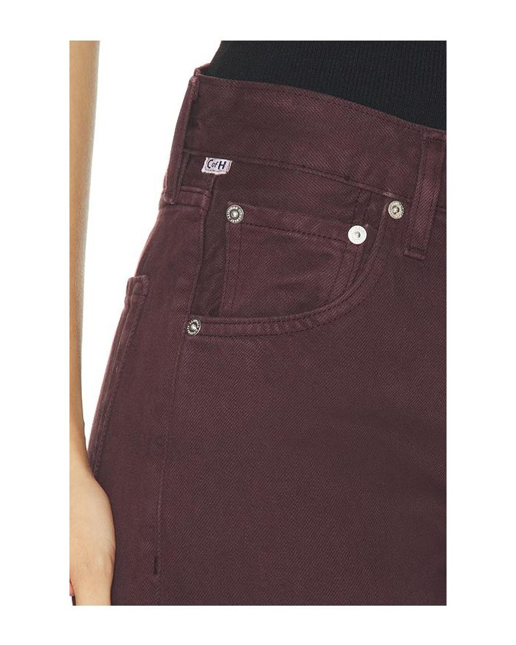 Citizens of Humanity Red Lindz Easy Straight Jean