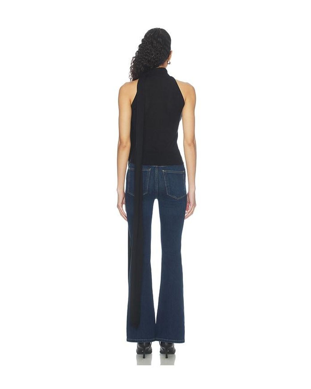 DL1961 Blue Scarf Tie Top