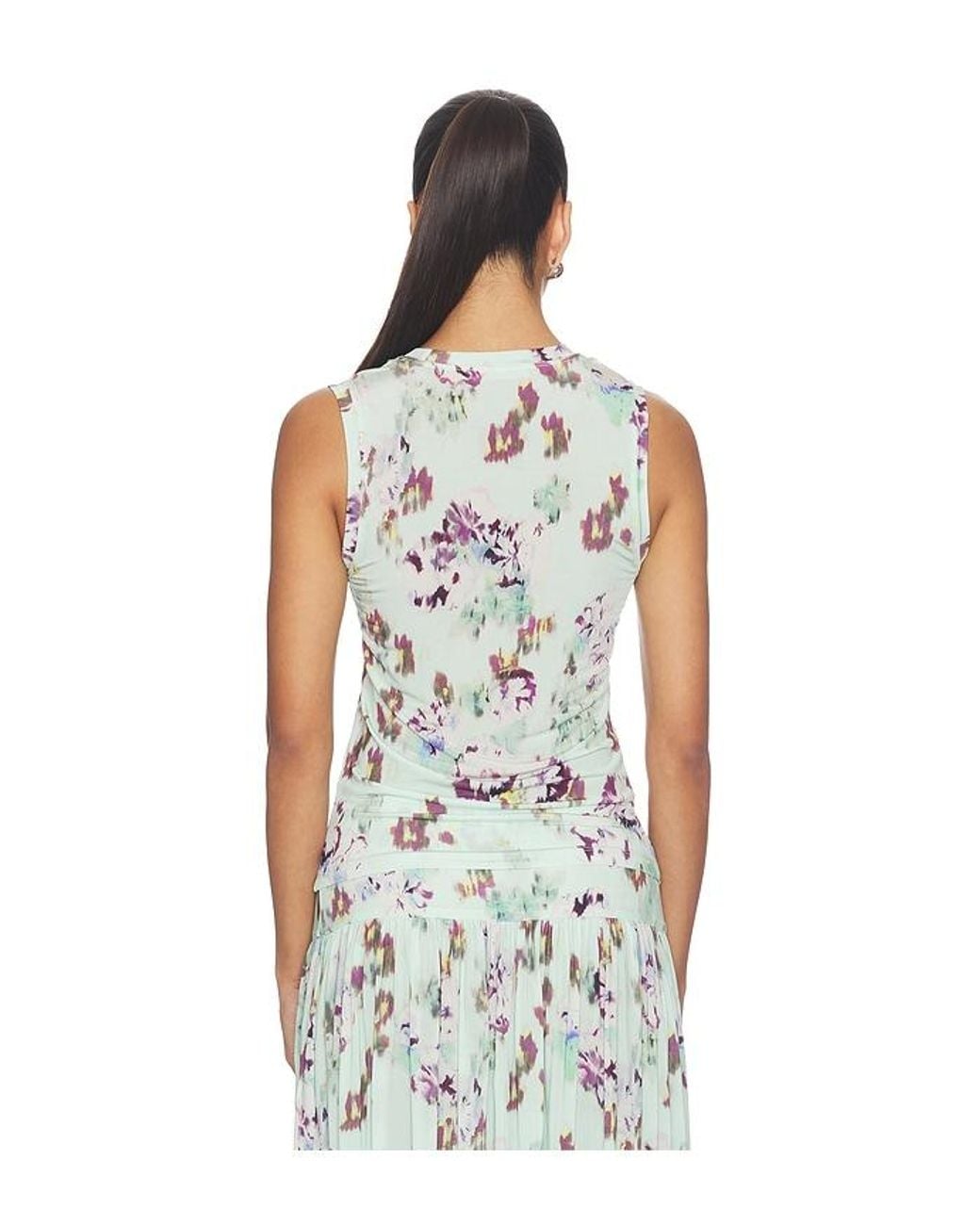 Ulla Johnson White Ines Sleeveless Jersey Top