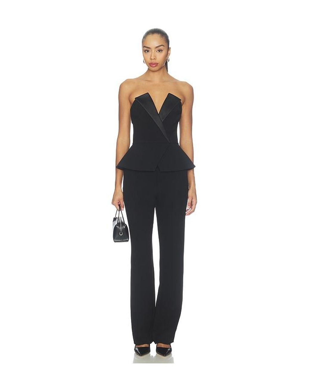 Nadine Merabi Black Taylor Top
