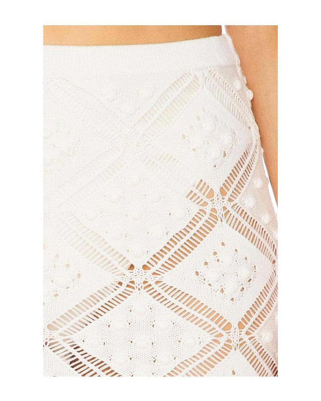 L'academie White 'Academie Baileigh Midi Skirt