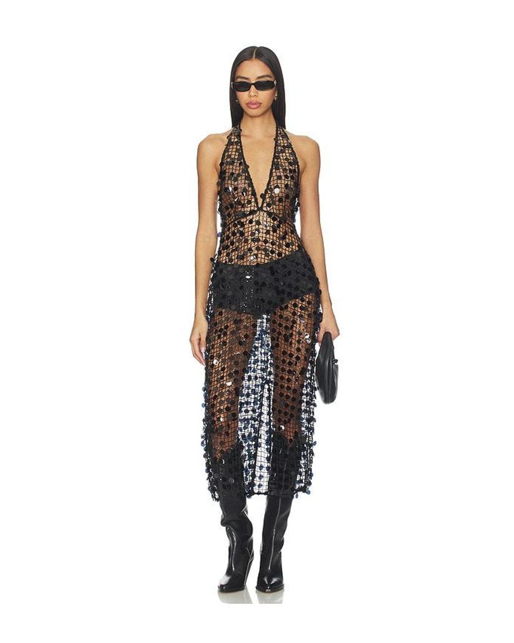 L'academie Black 'Academie Drew Maxi Dress