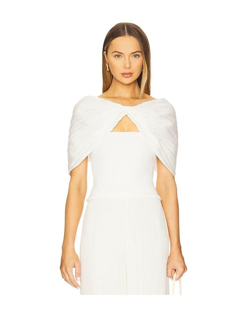 The Line By K White Elias Cape Top