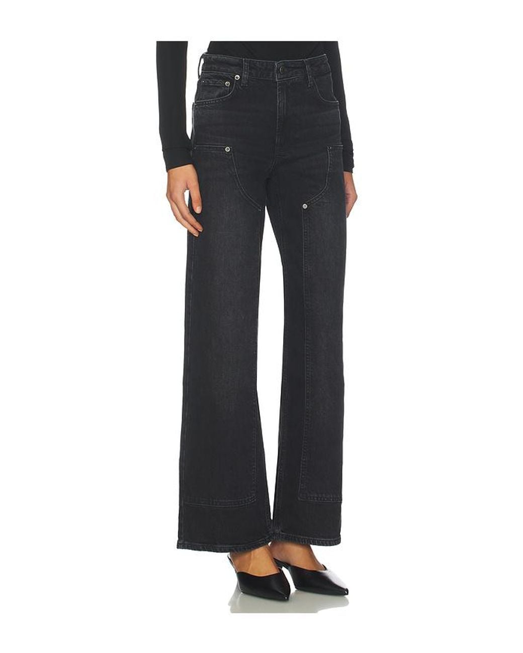 Rails Black Getty Workwear Pant