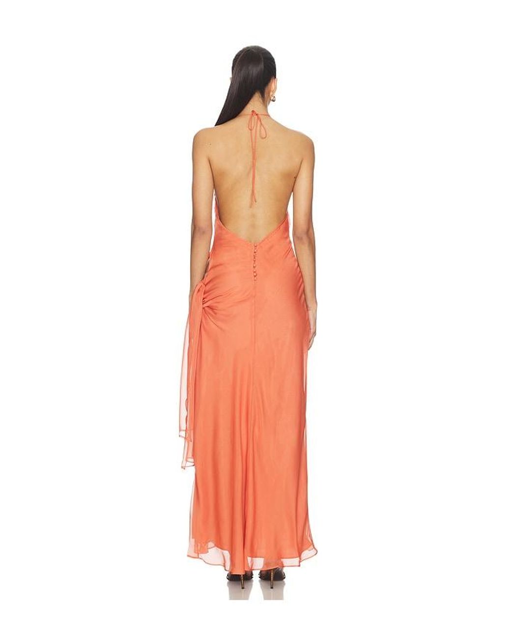 Bardot Orange Cyrel Cut Out Maxi Dress