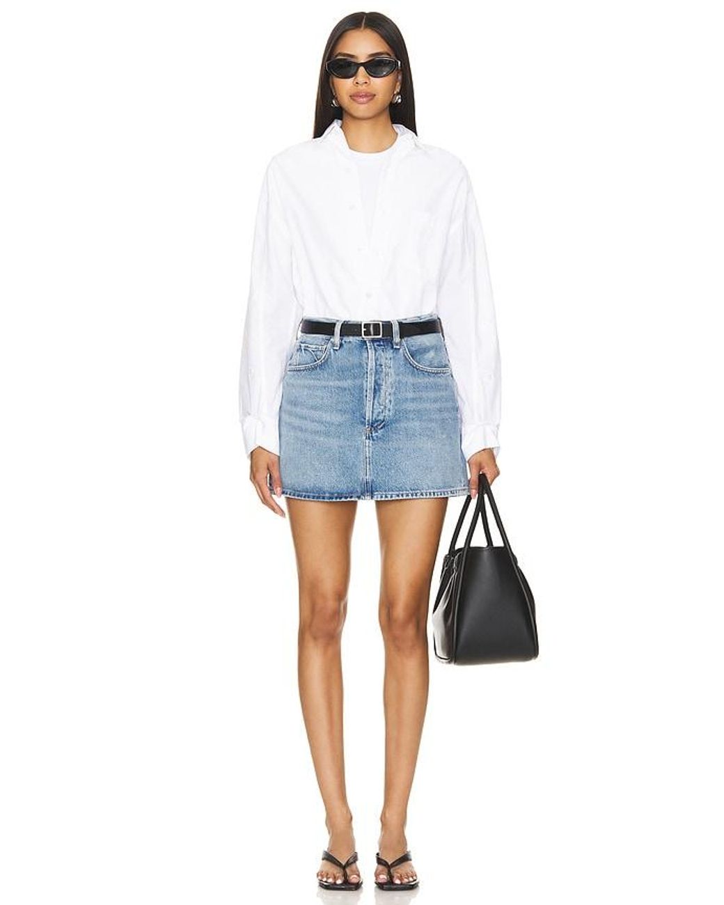 Citizens of Humanity Blue Ramona Mini Skirt