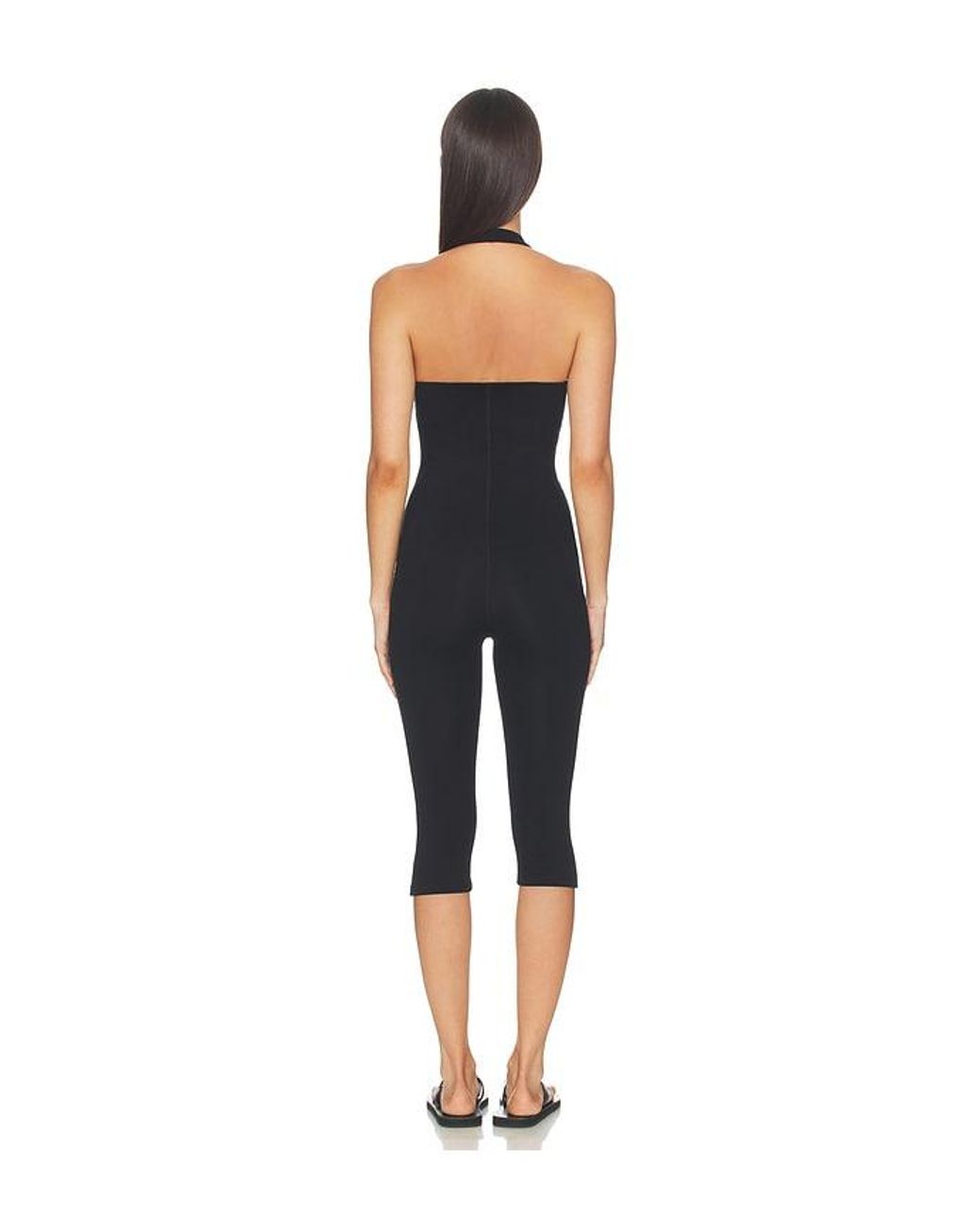 LNA Blue Capri Halter Onesie