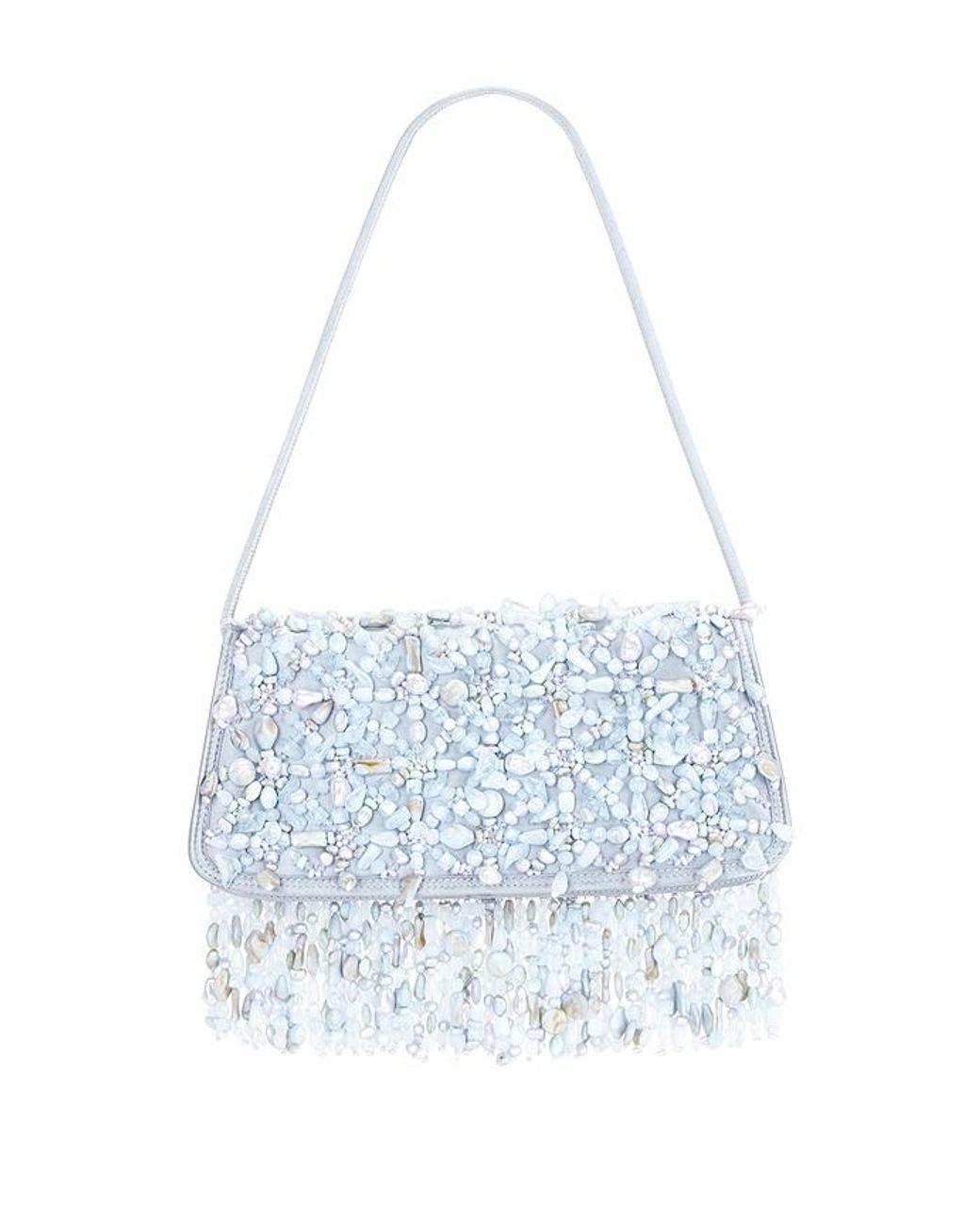 Cult Gaia White Idalia Shoulder Bag