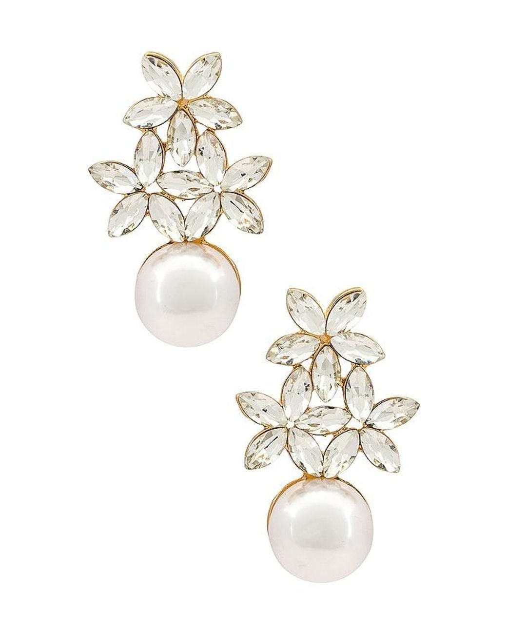 Ettika White Best Day Earrings