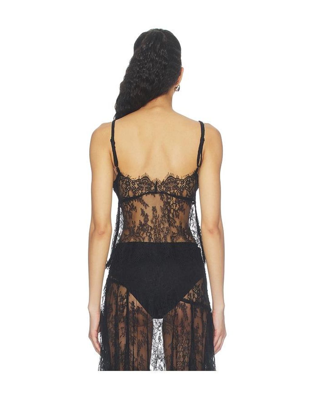 Lovers + Friends Black Alegra Top
