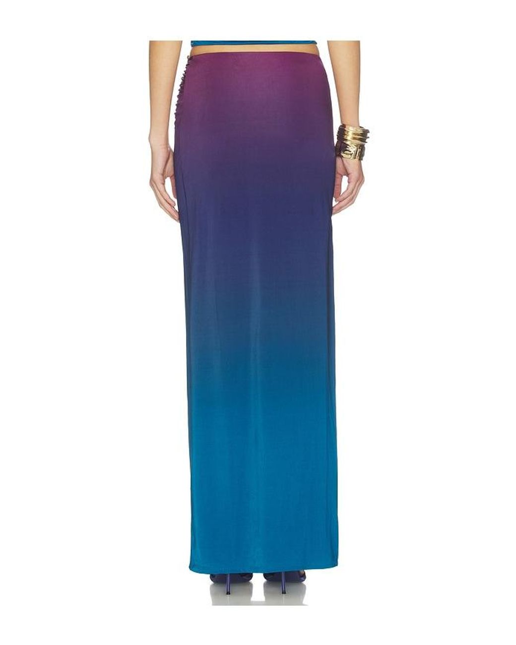 AFRM Blue Aven Skirt