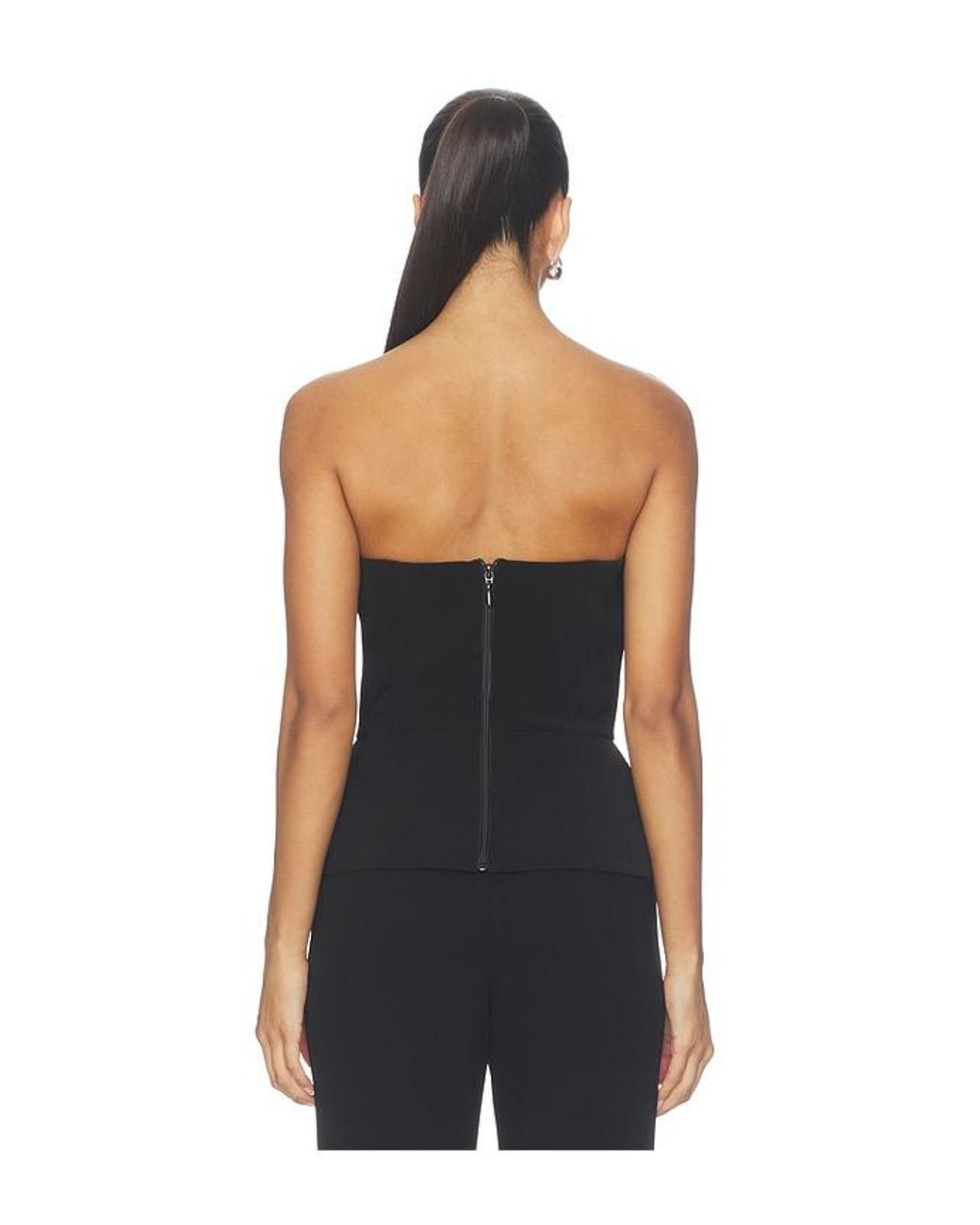Nadine Merabi Black Taylor Top