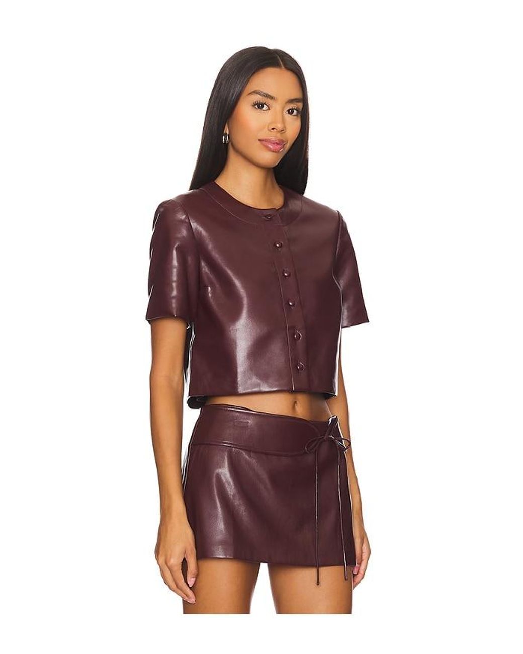 Amanda Uprichard Red Braswell Top
