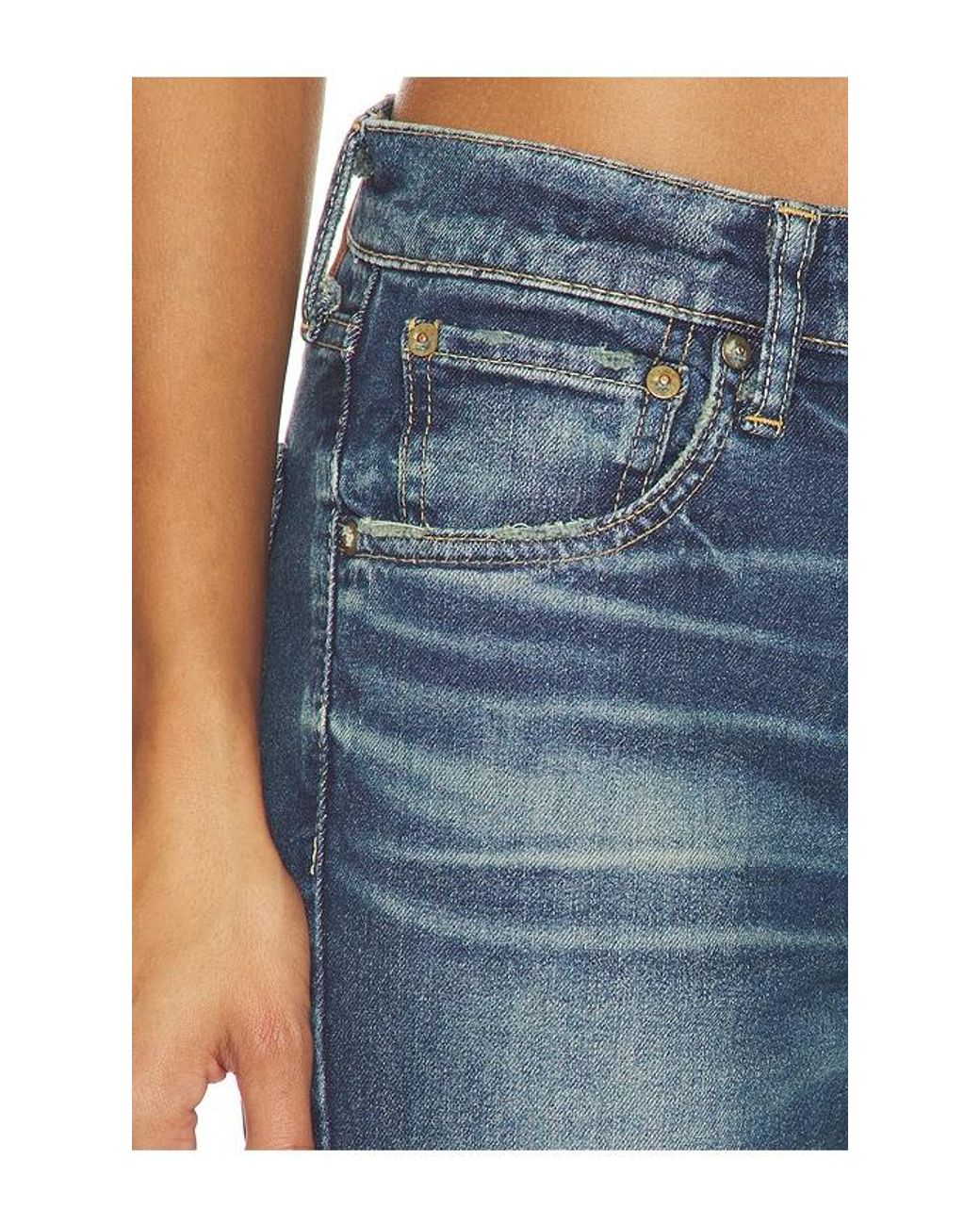 Moussy Blue Glocester Skinny Long Jeans
