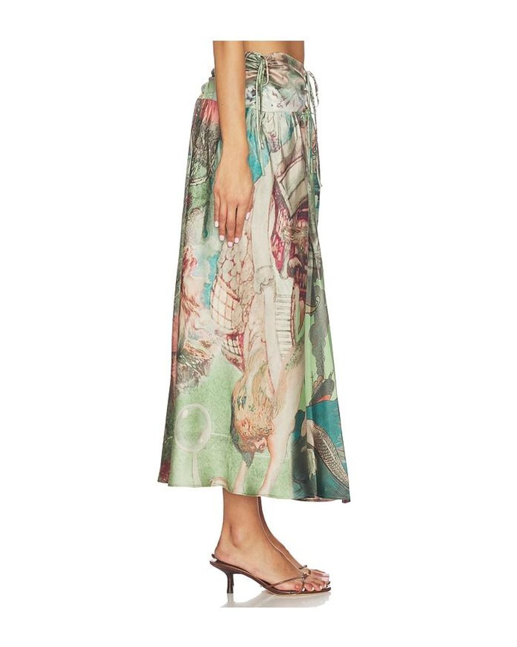 Tyler McGillivary Green Cordelia Skirt