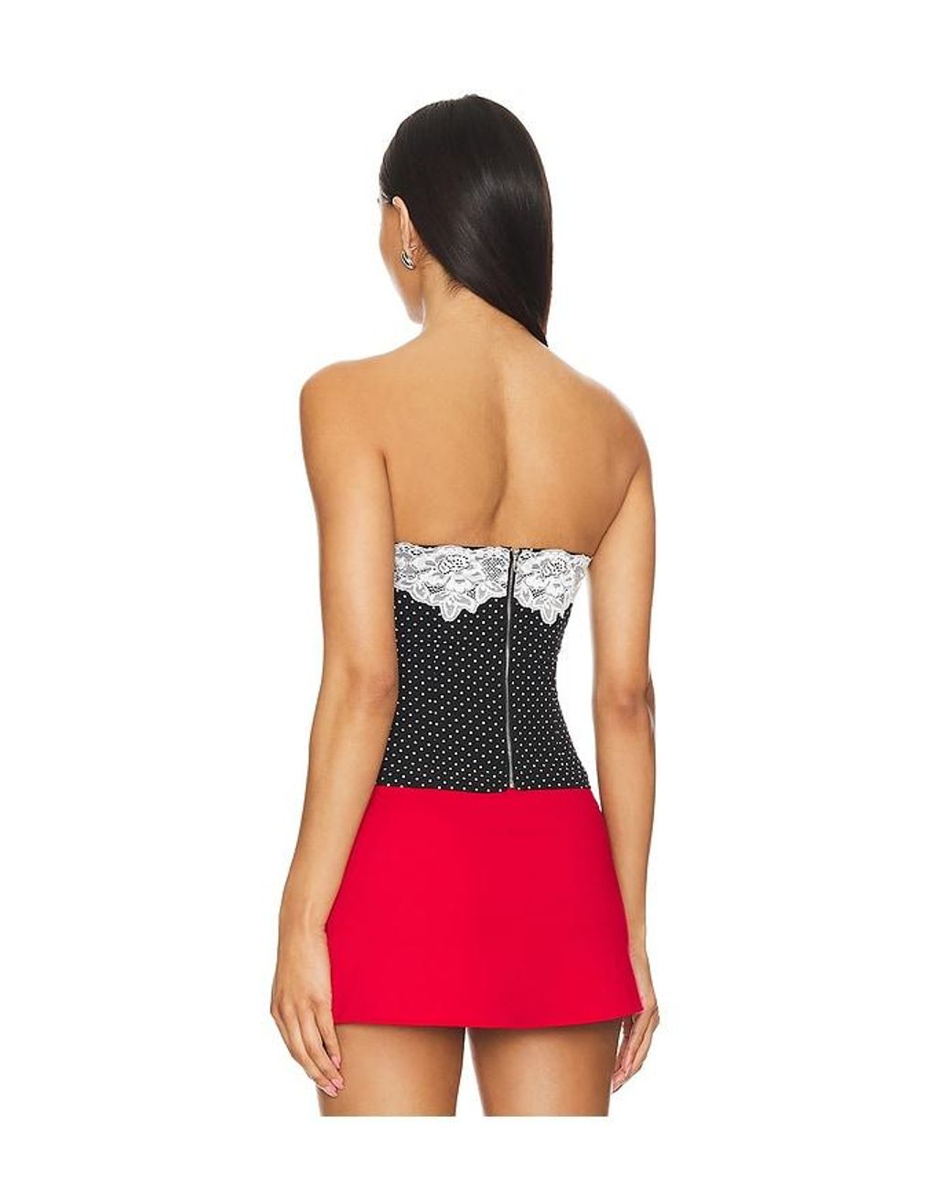 MORE TO COME Red Nickie Top