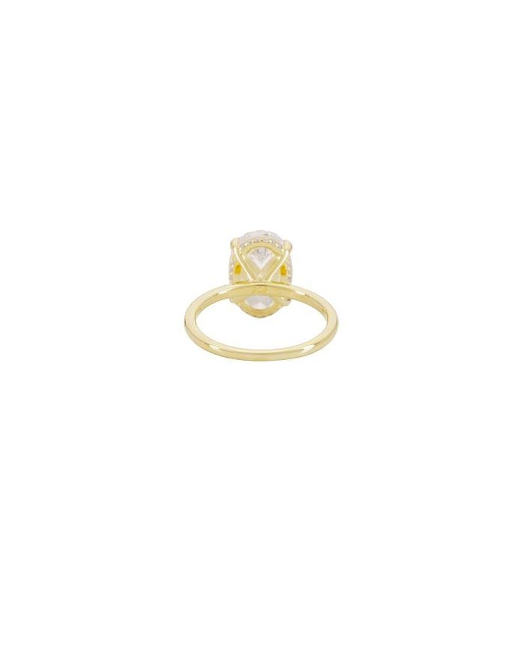 Shashi White Oval Travel Ring