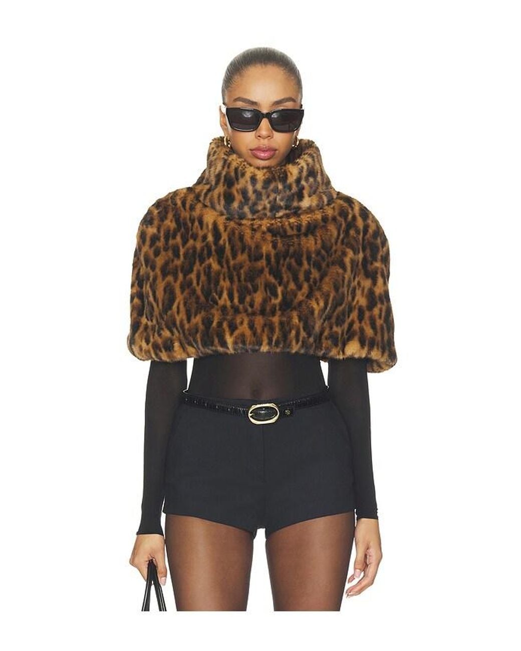 Norma Kamali Multicolor Turtle Capelet