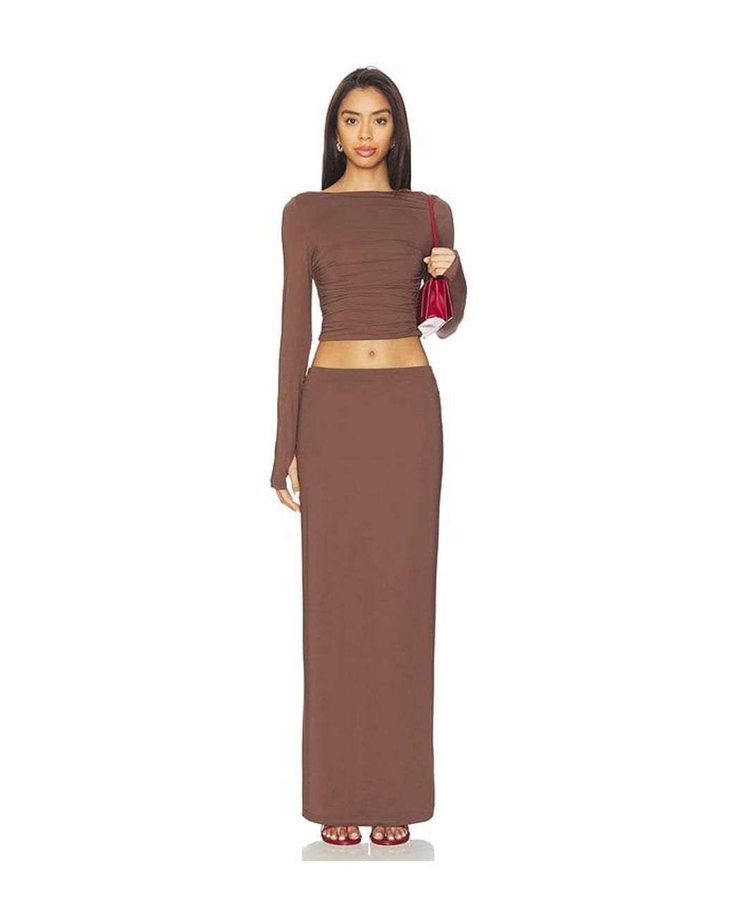 Nakedvice Brown The Henry Skirt
