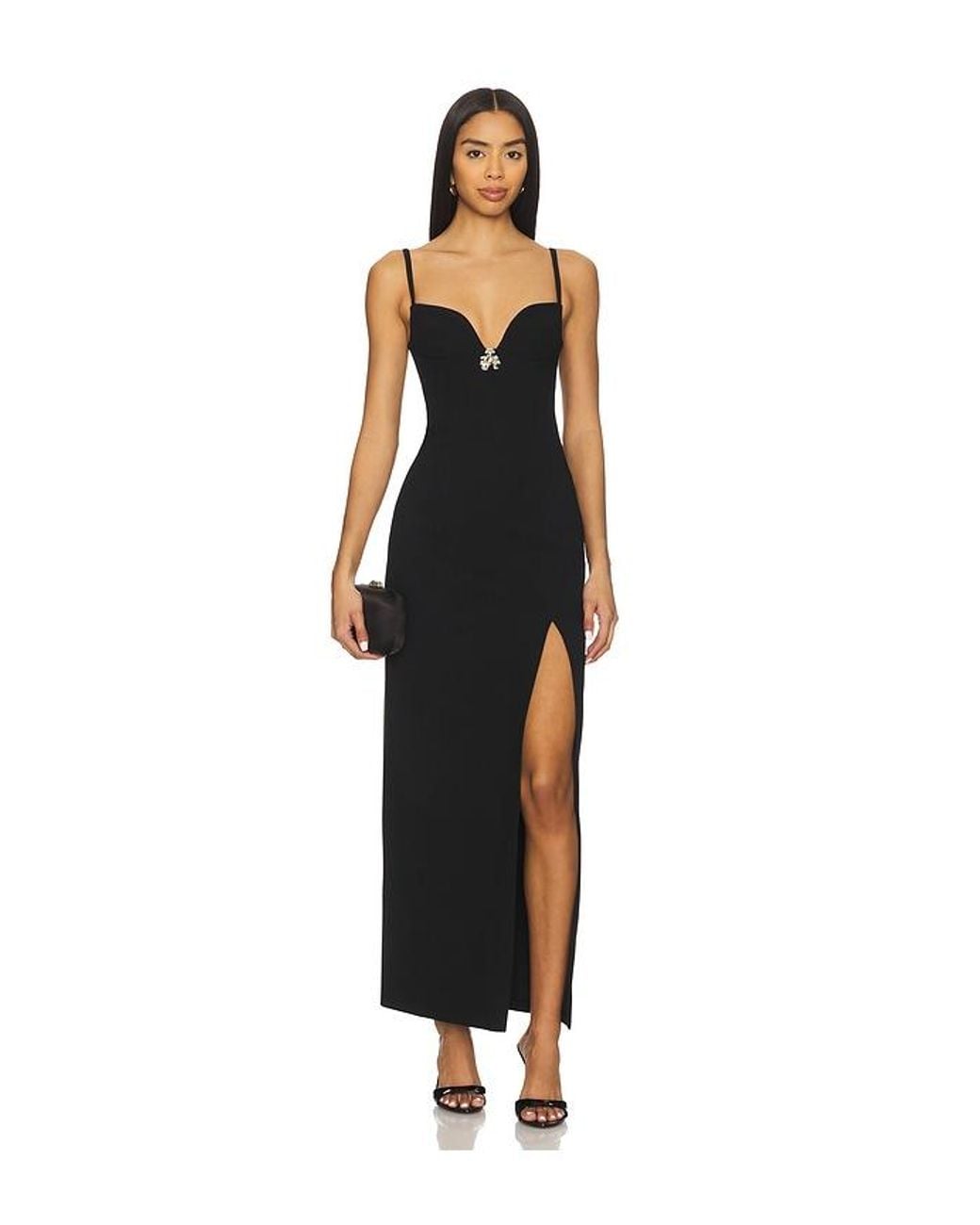 Blumarine Black Crepe Double Dress