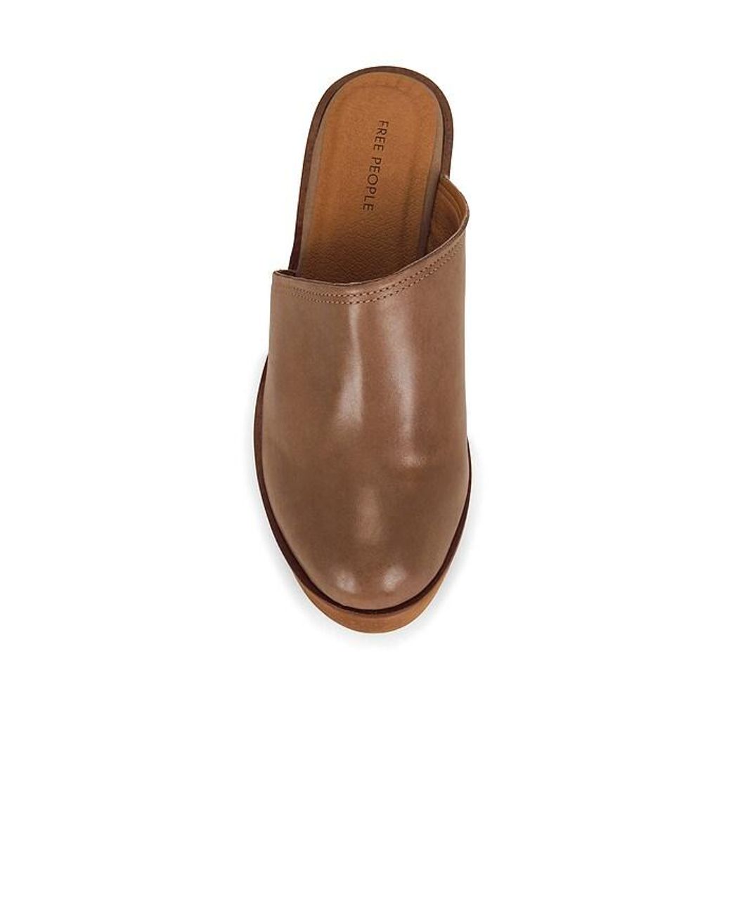Free People Brown Hudson Wedge Clog