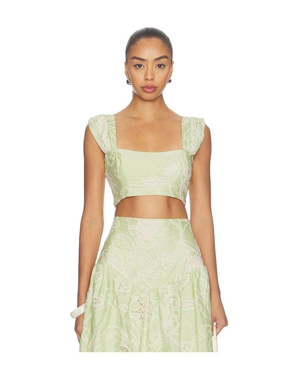 Especia Green Margarita Crop Top