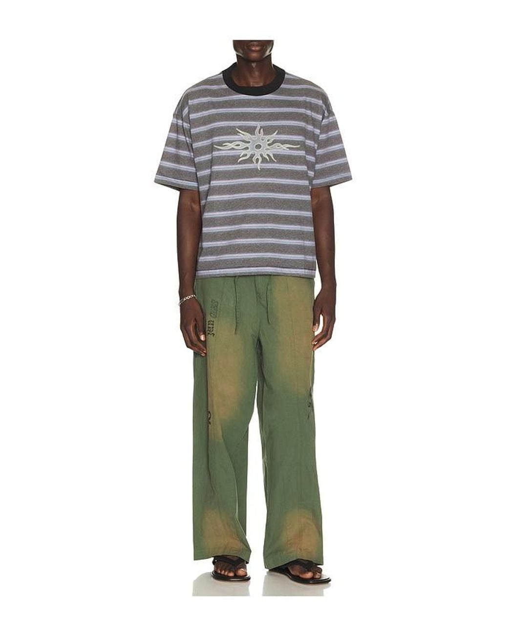 JUNGLES Gray Eternal Flame Tee for men