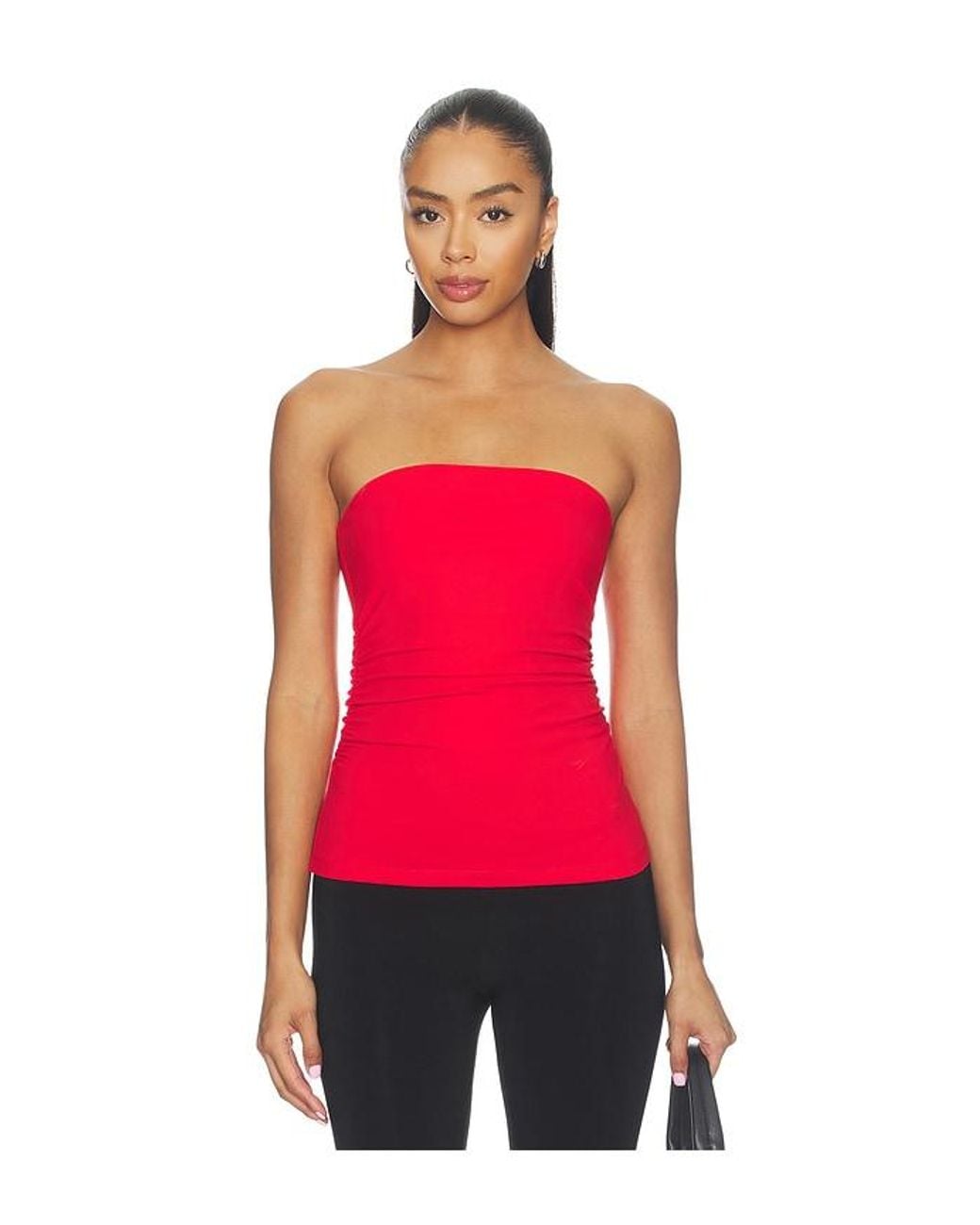 Susana Monaco Waist Gathered Tube Top