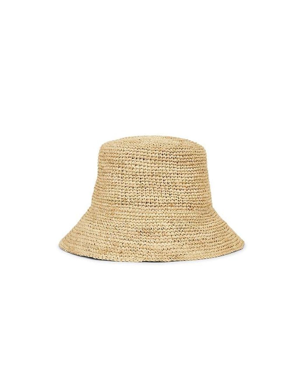 Anine Bing Natural Cabana Bucket Hat