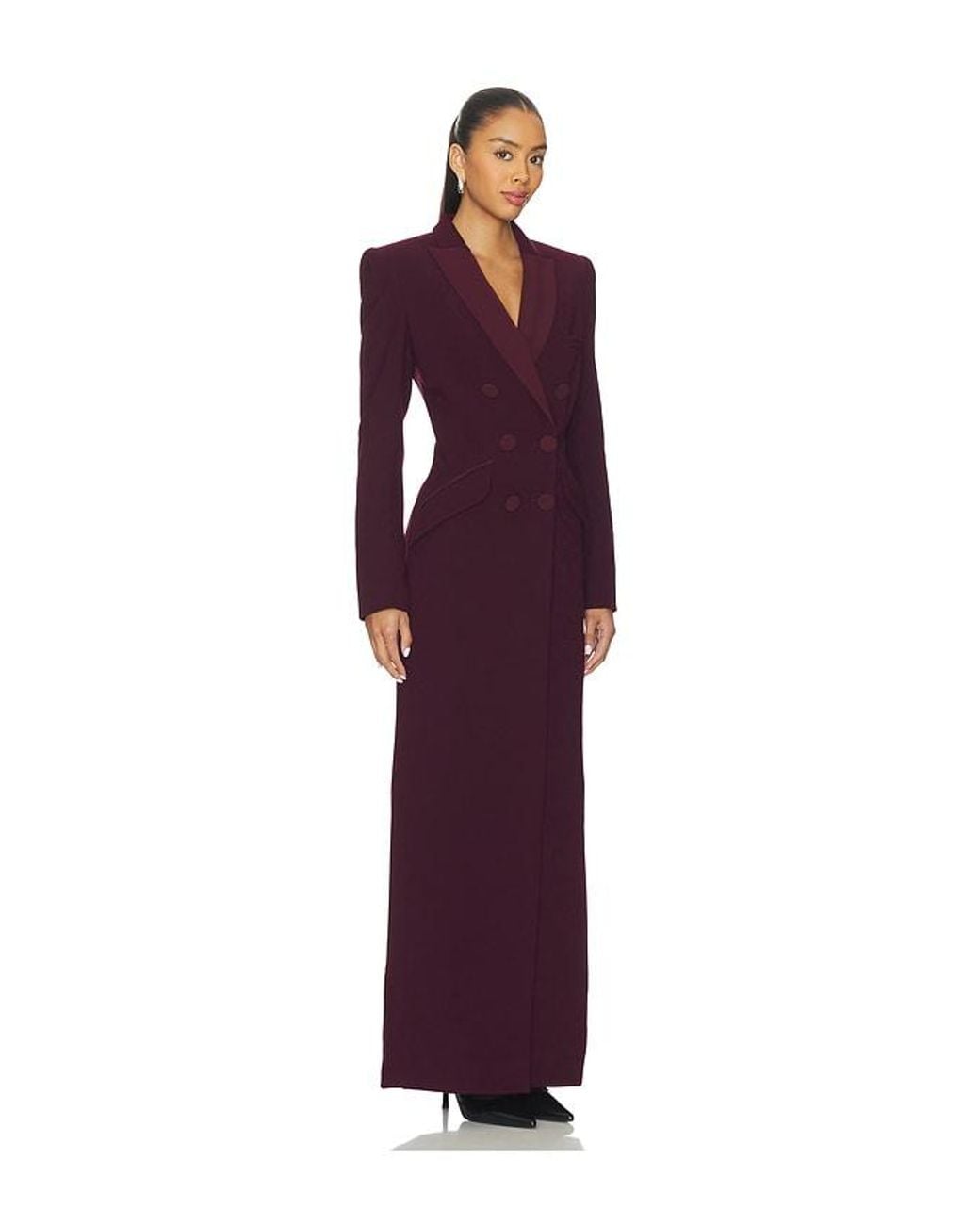 Sans Faff Purple Amberly Evening Blazer Dress