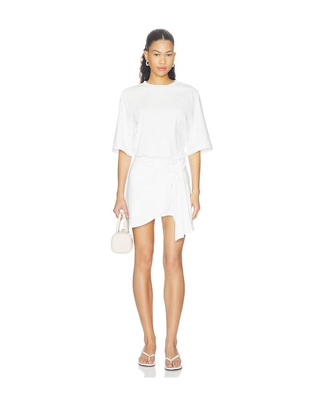 SOVERE White Sohvi Tee Dress