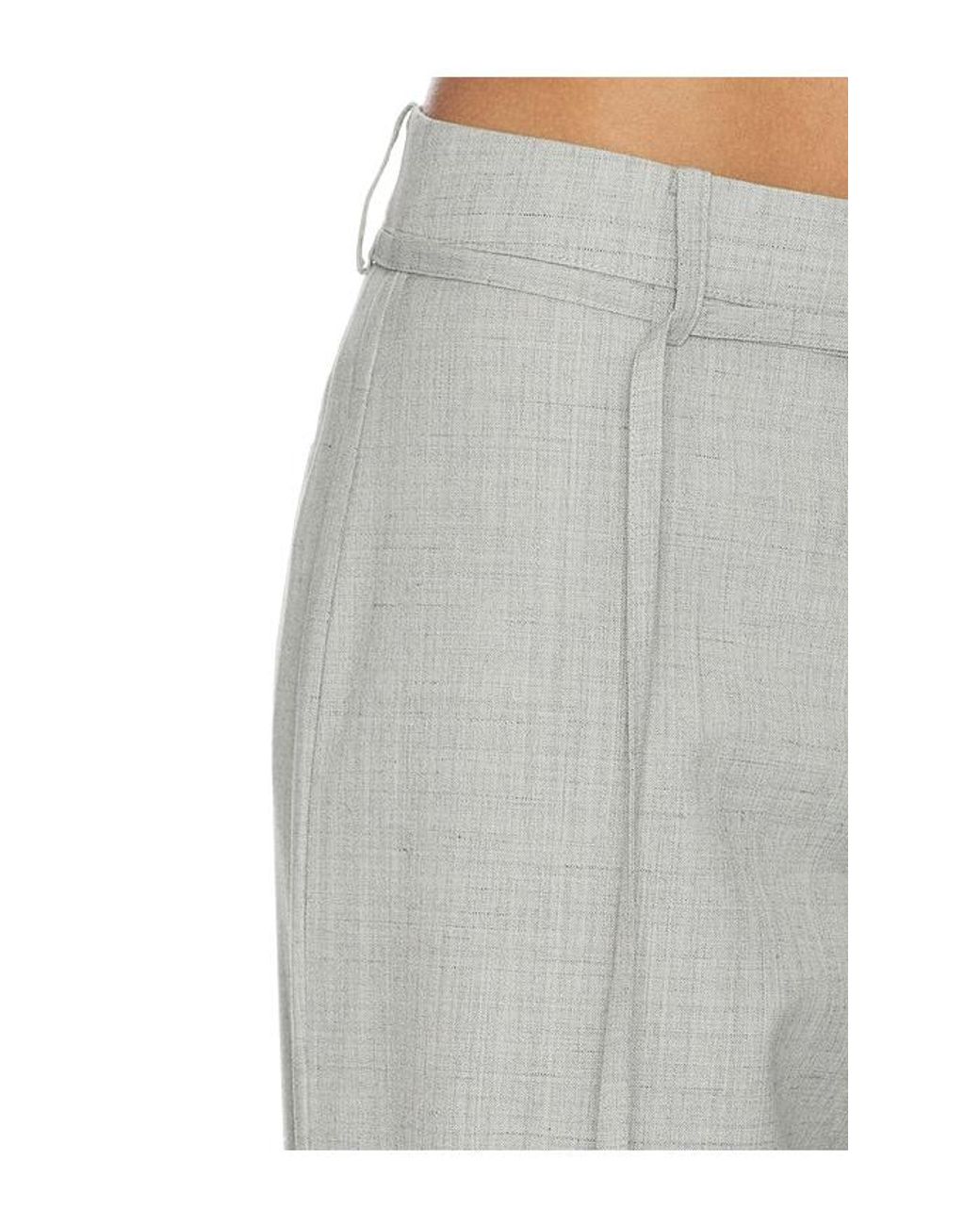St. Agni White 90S Belt Minimal Pants