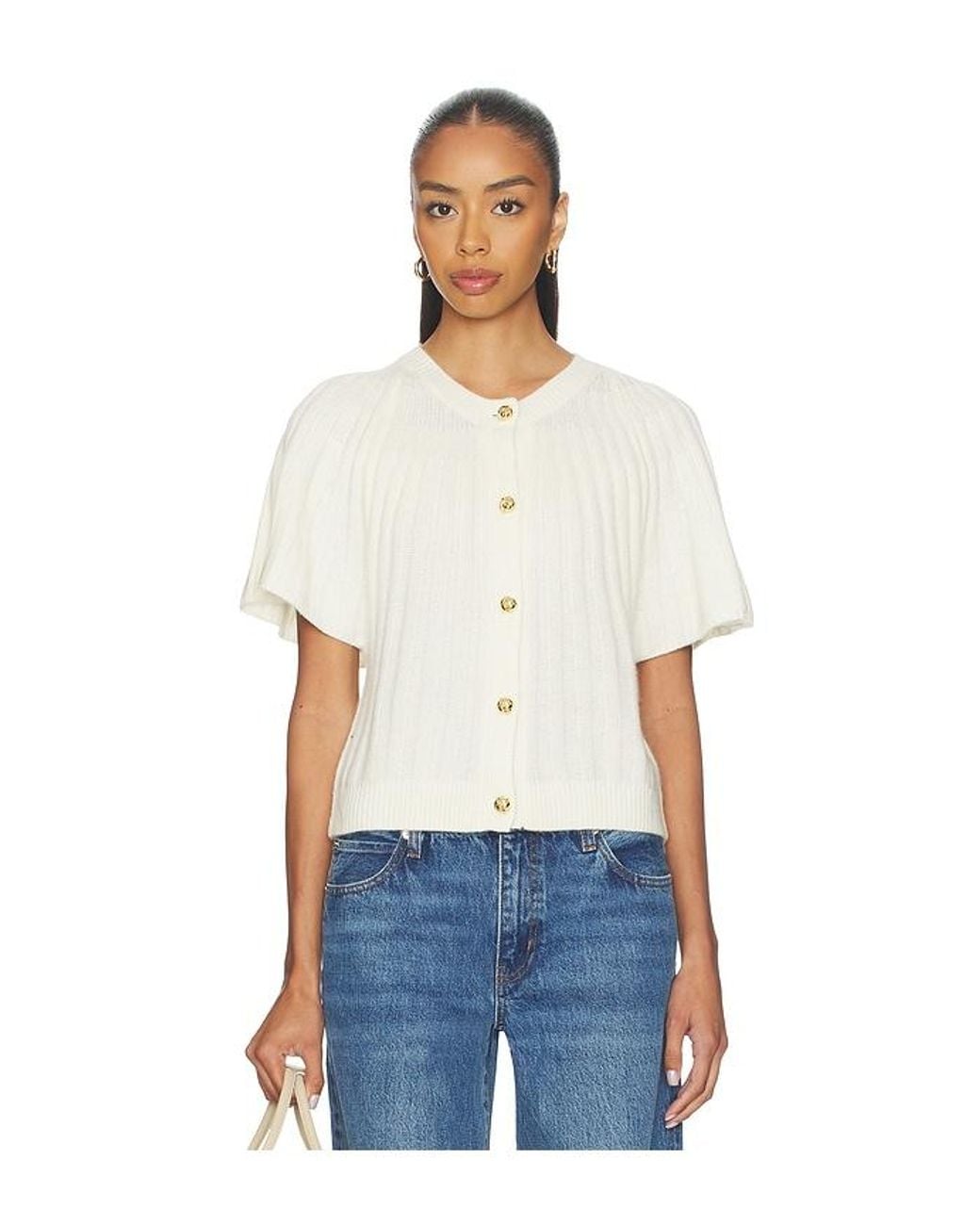 FRAME White Flutter Cardi