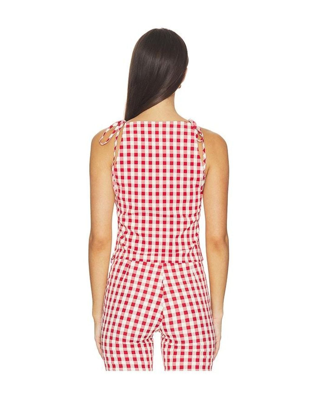 Lisa Says Gah Red Lucy Top