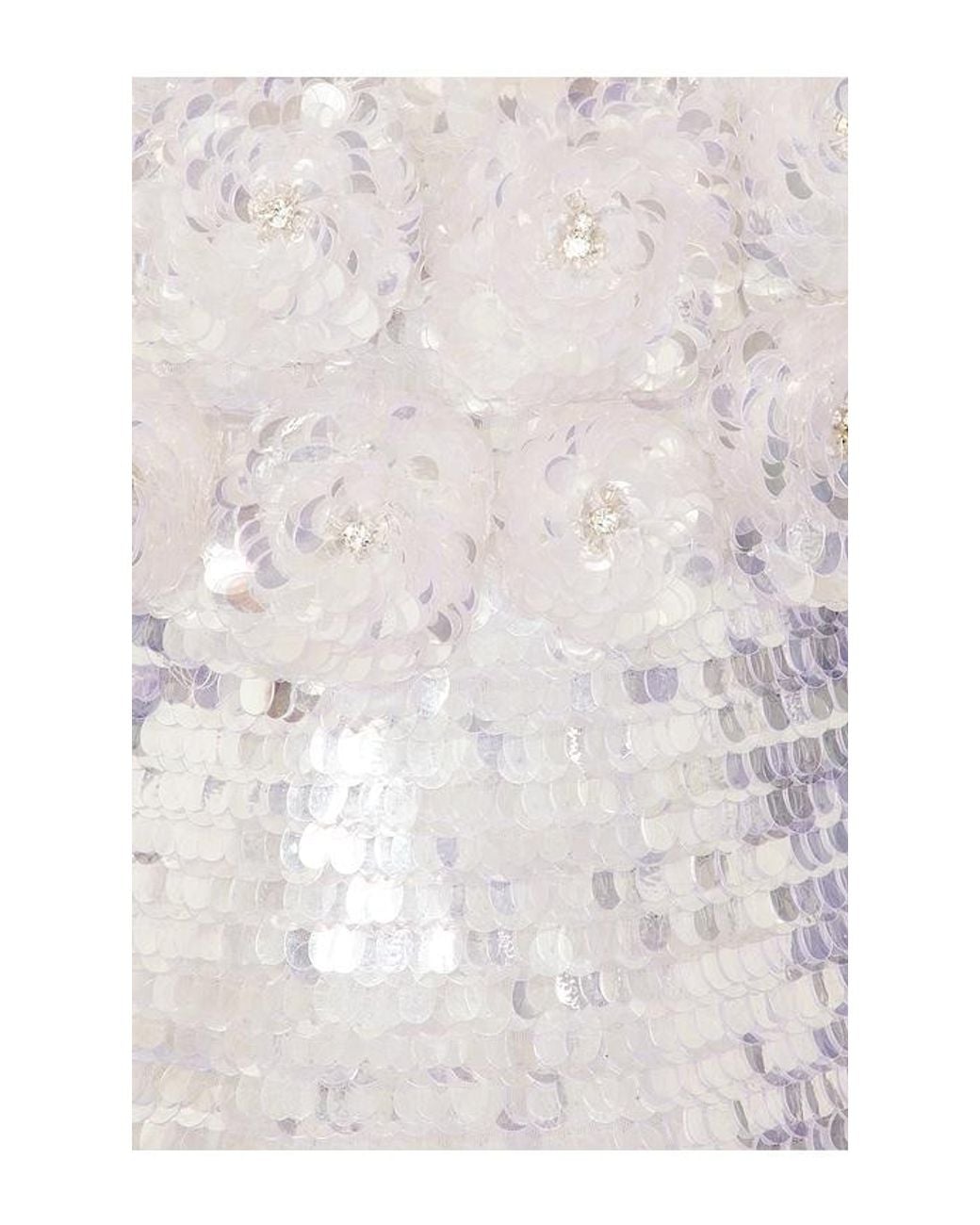 retroféte White Aimee Embroidered Dress
