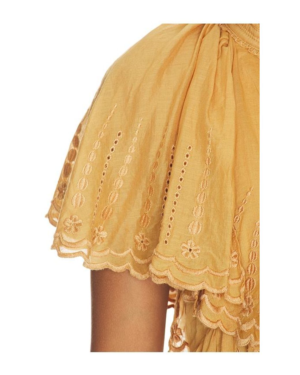 Isabel Marant Orange Lorna Short Sleeve Top