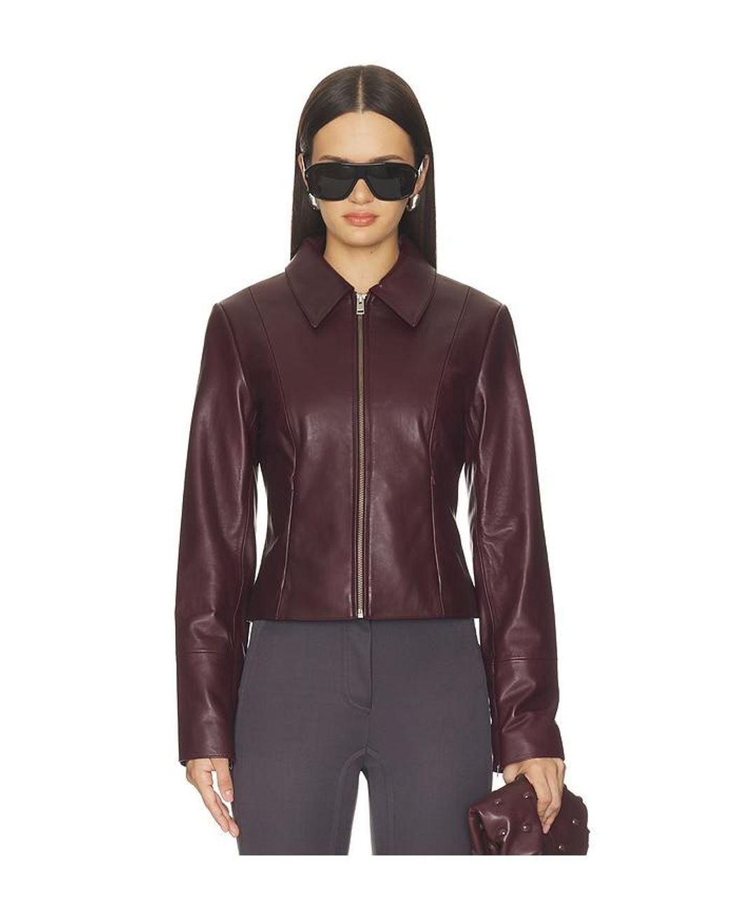 Lamarque Purple Oceana Jacket