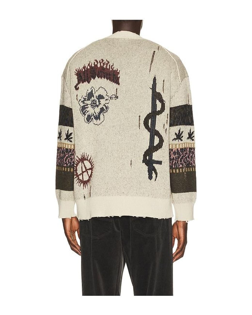 AllSaints Natural Bram Cardigan for men
