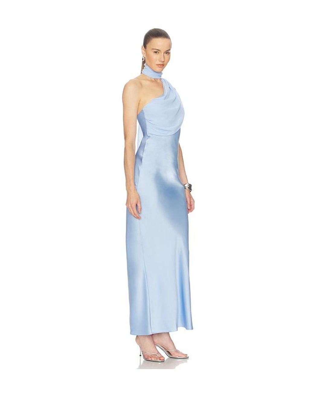 Amanda Uprichard Blue Myra Dress