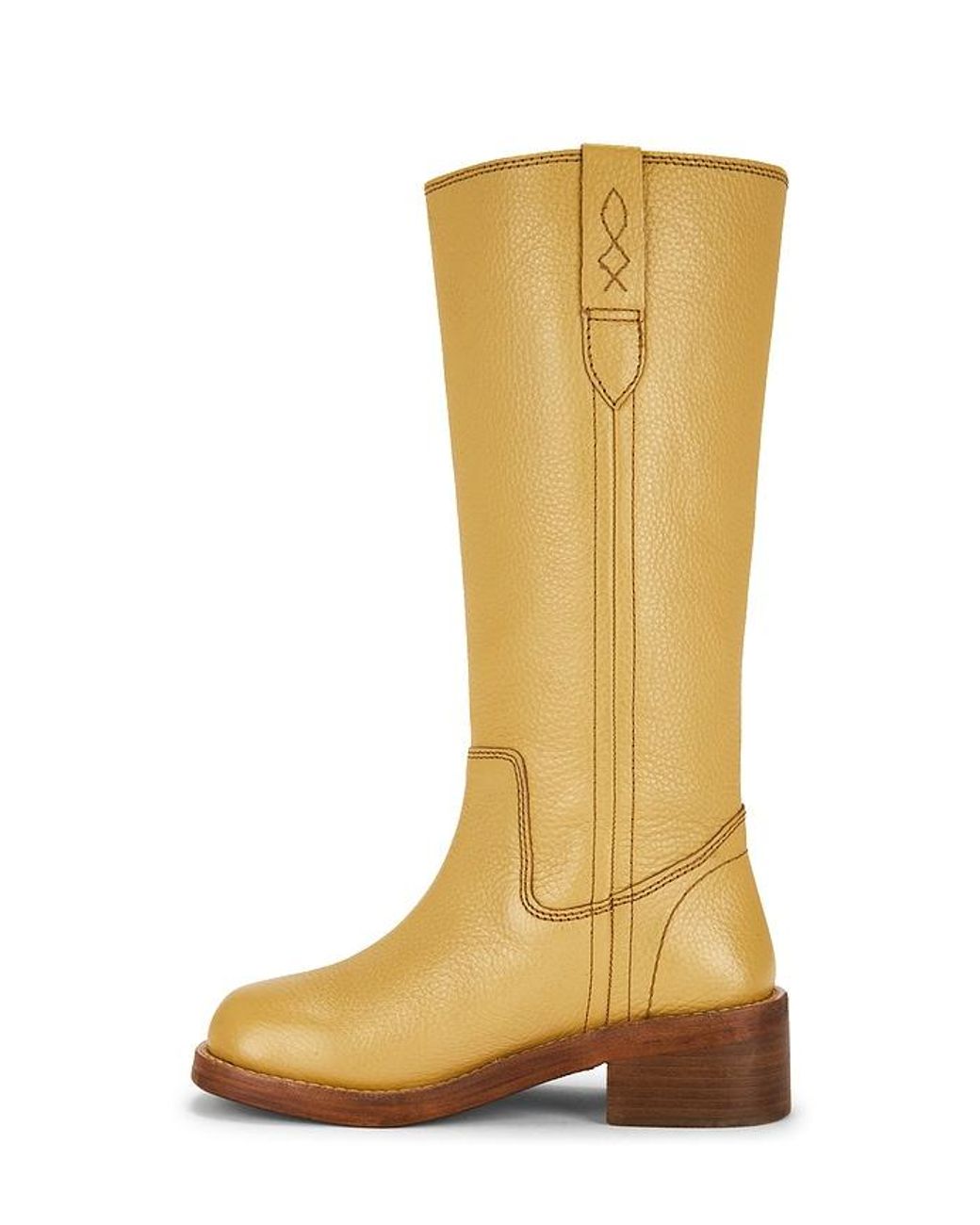 Free People Yellow Blaze Pull On Boot