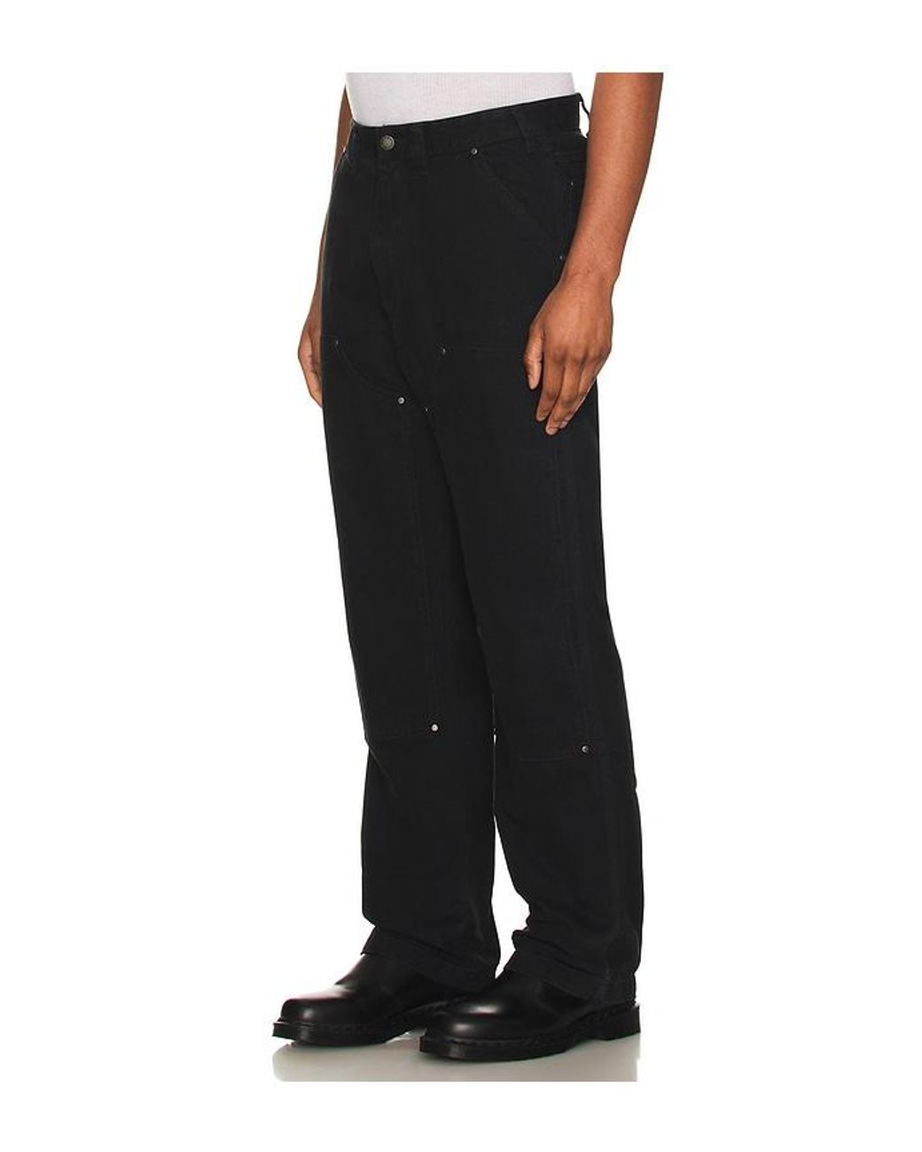 Dickies Black Double Front Duck Pant for men