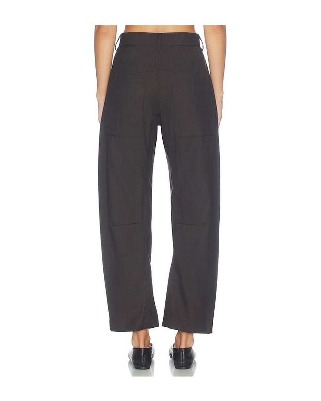 Nili Lotan Black Shon Wool Pant