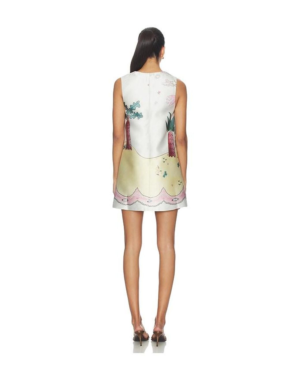 ROAME. White Sofia Mini Dress