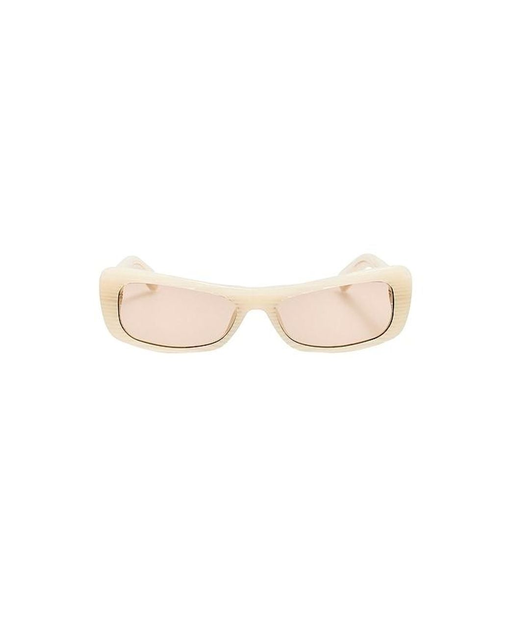Jacquemus Natural Sonnenbrille Capri