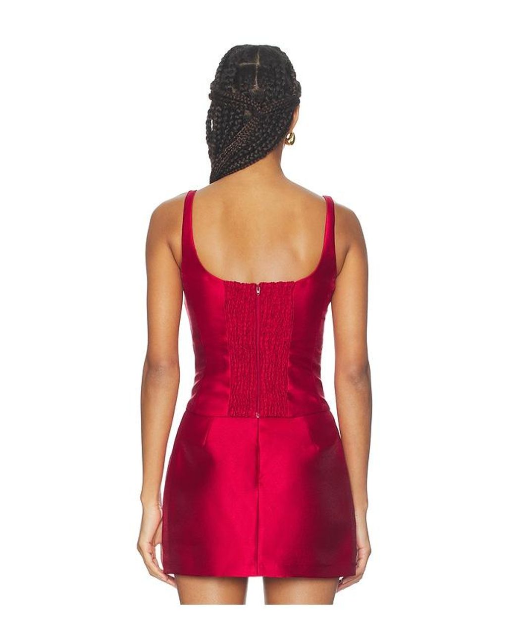 Amanda Uprichard Red Jacksonville Top