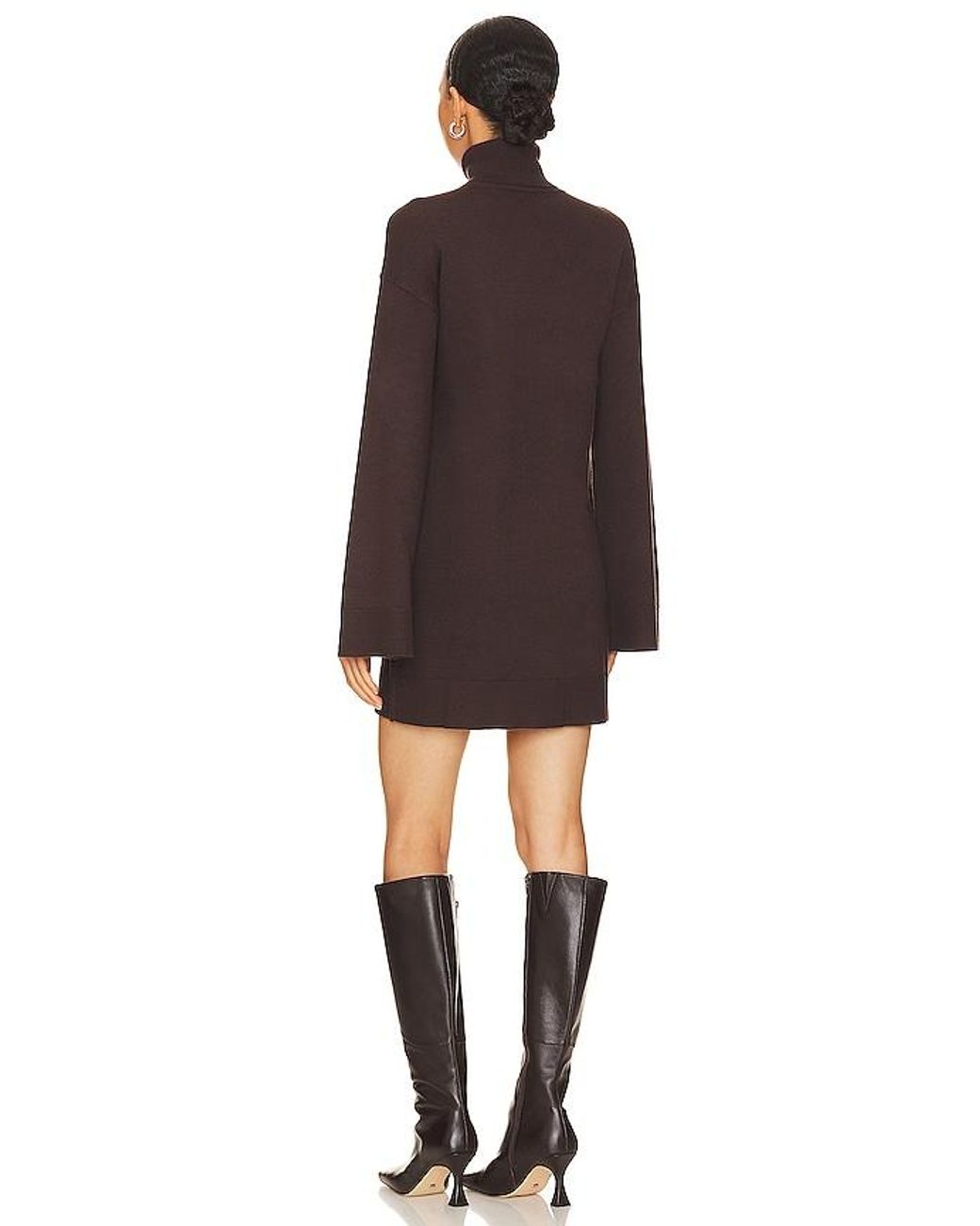 LPA Black Fallon Sweater Dress