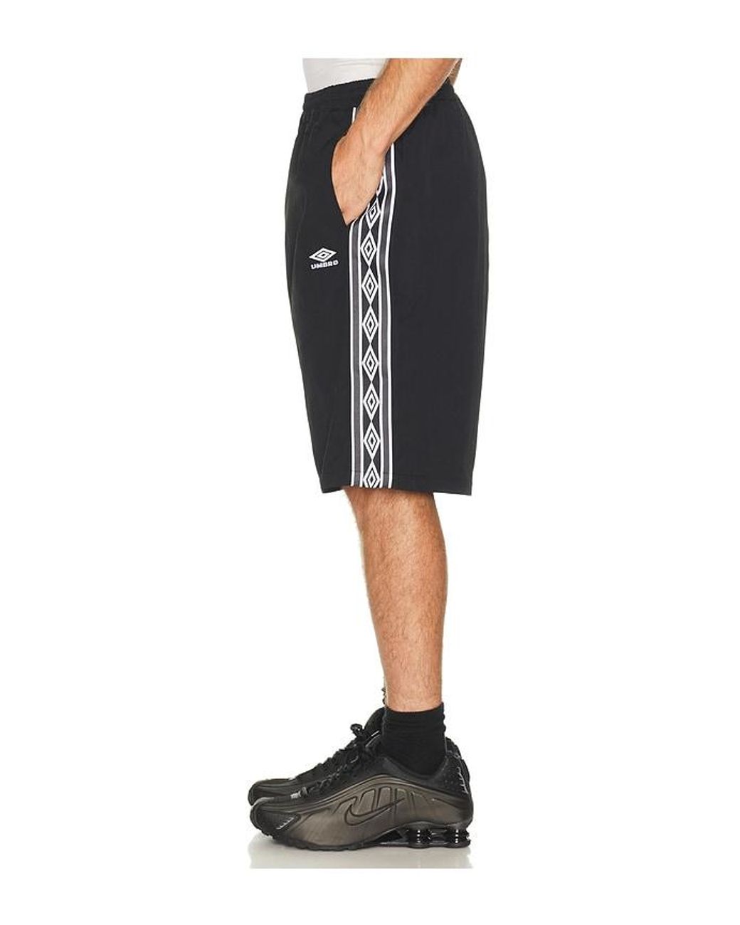 Umbro Black Og Taped Shorts for men